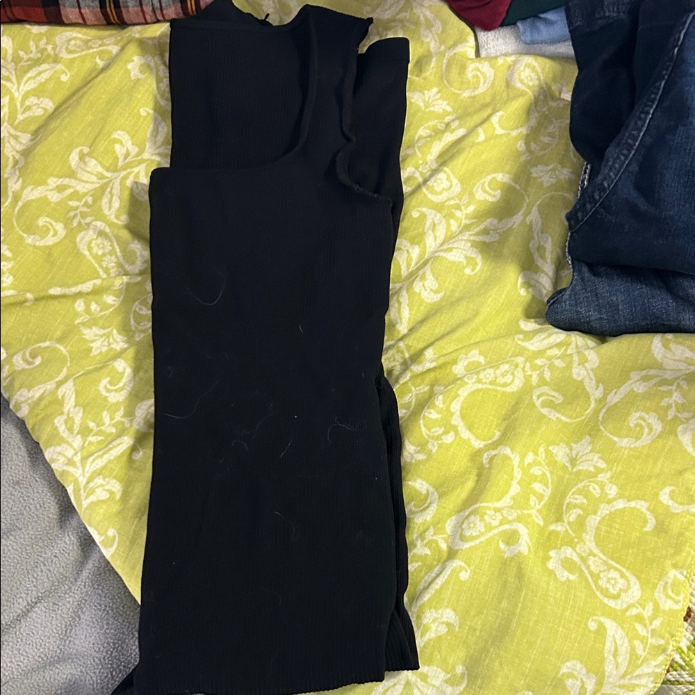 Black one piece leggings